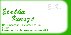 etelka kunszt business card